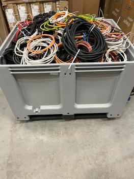 Preview: 311 Kilo Kupfer, Kabelschrott , Kabel , Verschnitt (siehe Bild) ***ABVERKAUF***